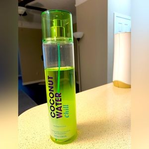 Closet Sale - Bath & Body Works COCONUT WATER CHILL Spray, 1/2 Used.